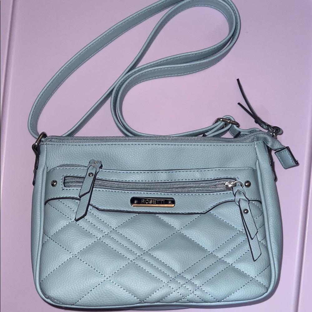 Rosetti Sky Blue Quilted Bag